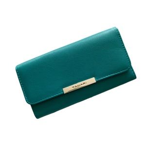 Turquoise Tahari Wallet / Clutch RFID